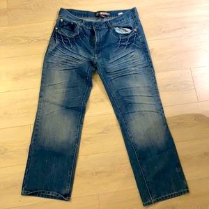 Never worn blue stylish jeans